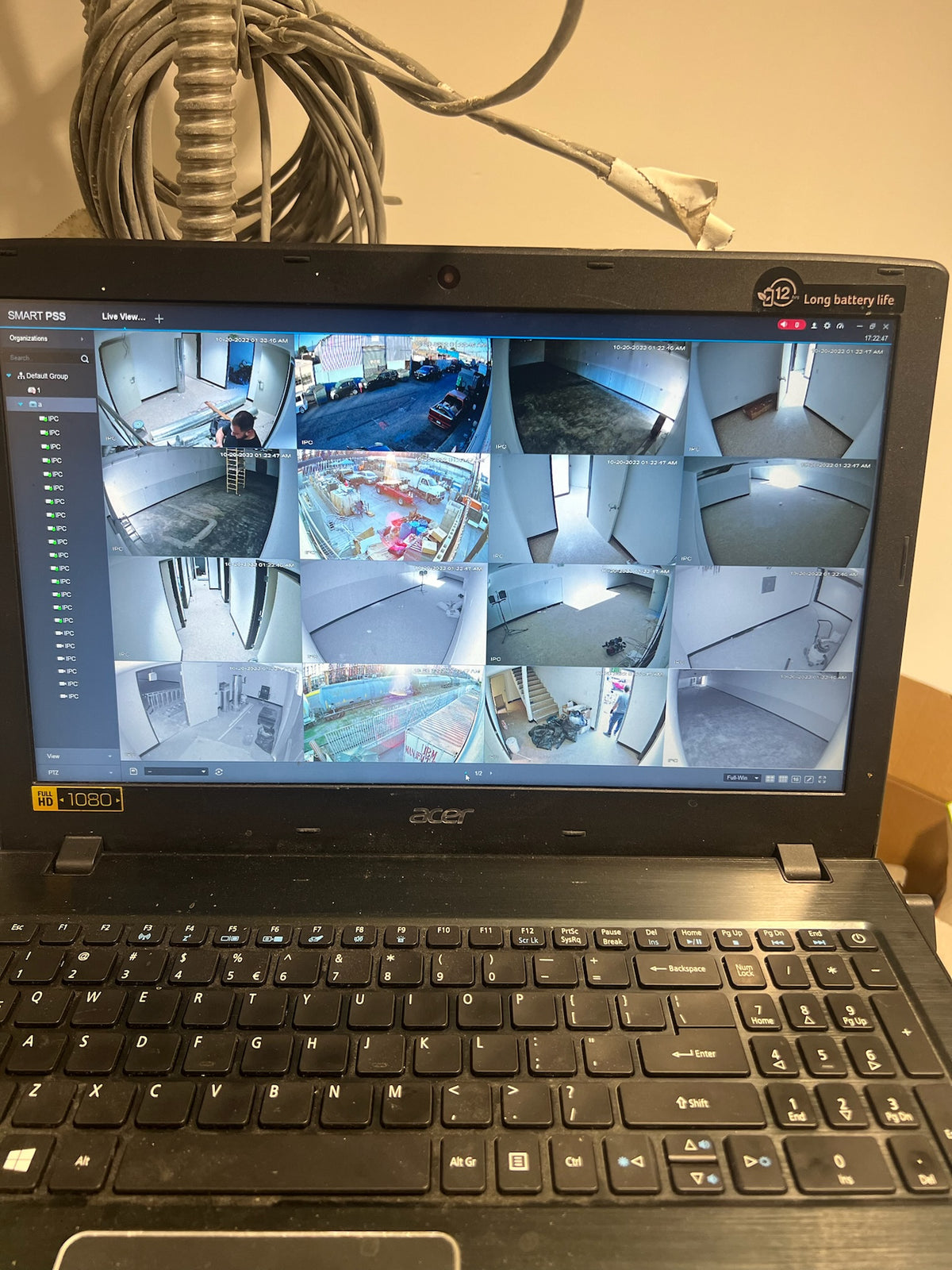 Live Monitoring Wall